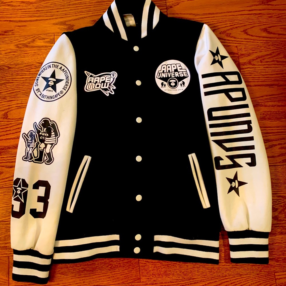 Aape x Bape Varsity Jacket